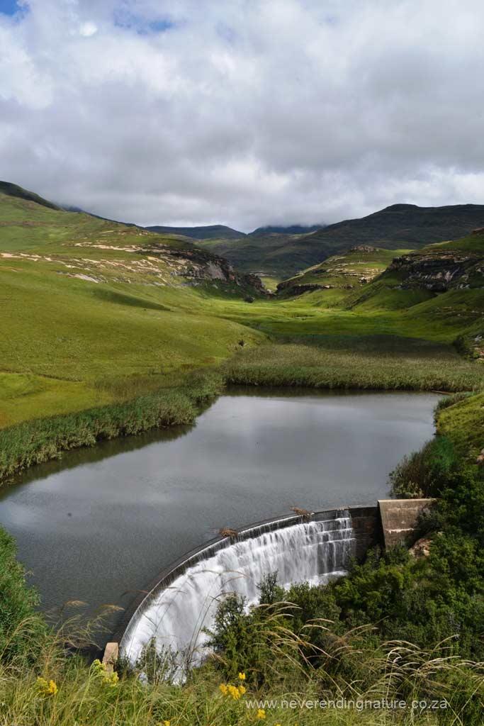 Langtoon Dam in the Golden Gate Highlands National Park