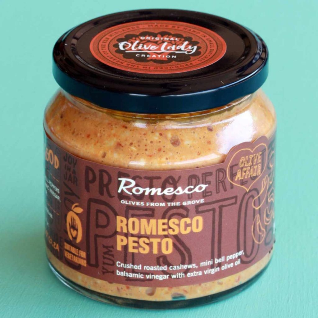 Romanesco olive pesto